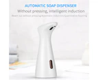Smart Induction Motion Sensor Automatic Liquid Soap Dispenser - White