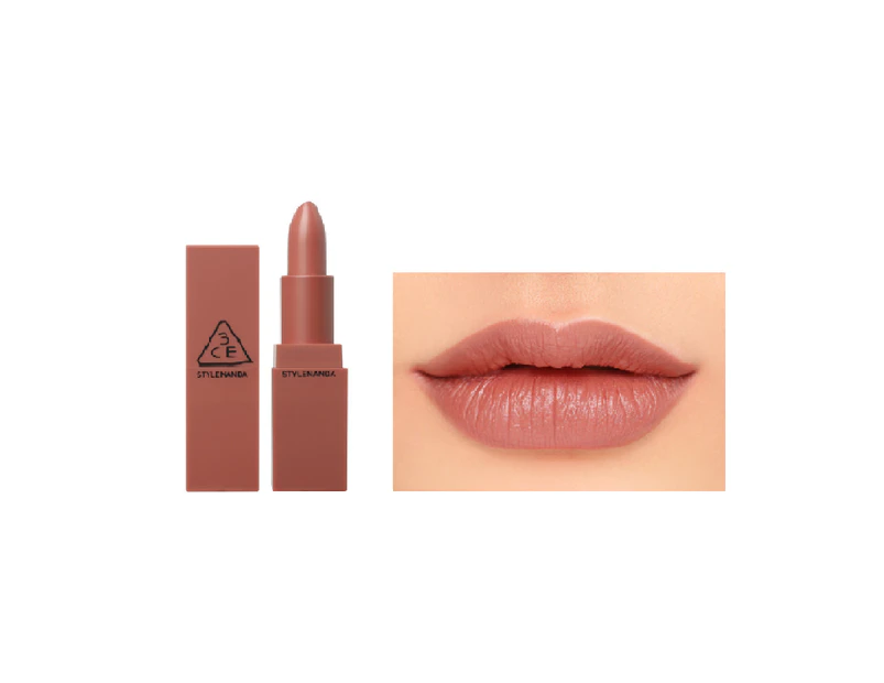 3CE Mood Recipe Matte Lip Color Mini #115 Muss Lipstick + Face Mask Stylenanda 3 Concept Eyes