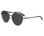 Polaroid Unisex 2107 Round Polarised Sunglasses - Gunmetal/Black 1