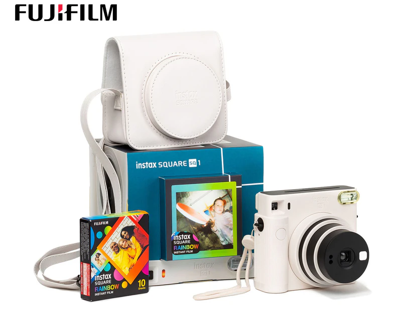Fujifilm Instax SQ1 Instant Camera Gift Set - Ice White