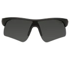 Polaroid Unisex 7024 Shield Polarised Sunglasses - Matte Black/Black