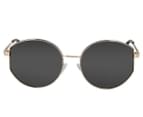 Polaroid Unisex 6072 Round Polarised Sunglasses - Gold/Black 2