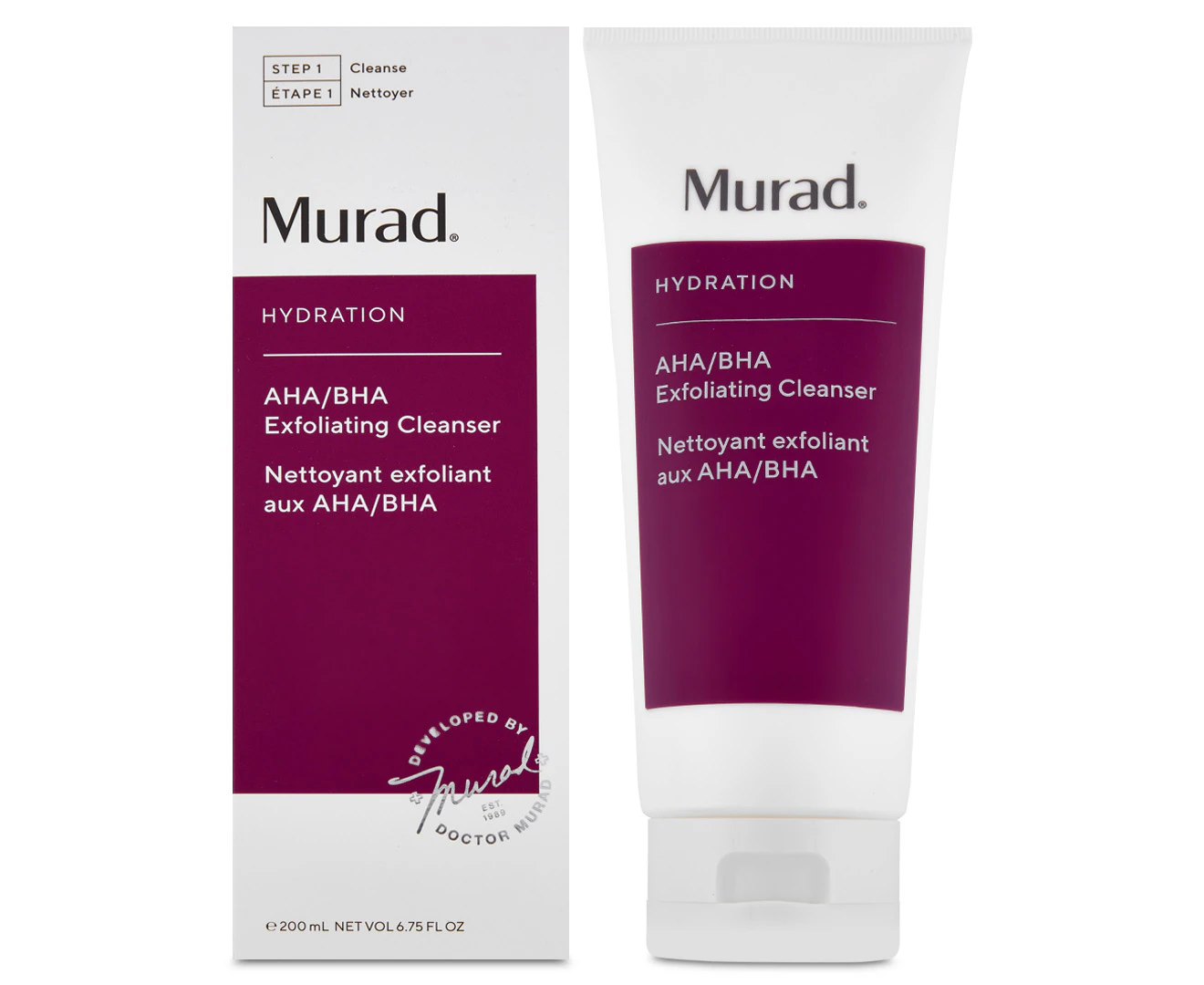 Murad Hydration AHA/BHA Exfoliating Cleanser 200mL