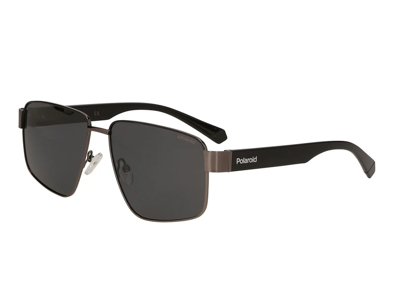 Polaroid Unisex 6121 Square Polarised Sunglasses - Black