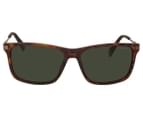 Polaroid Unisex Matte Havana Polarised Sunglasses - Tortoise Shell/Green 2