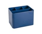 Harbour Housewares Easy Sink Tidy Storage Unit - Vintage Sink Caddy Style Organiser - Blue 1