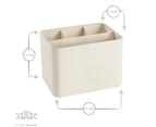 Harbour Housewares Easy Sink Tidy Storage Unit - Vintage Sink Caddy Style Organiser - Cream 3