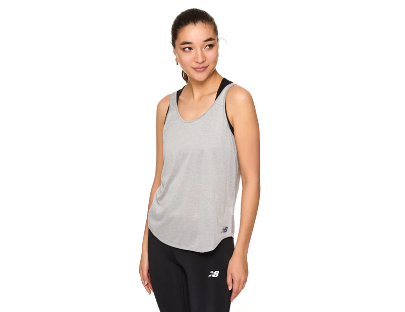 New Balance Sport Women's Core Tank - Athletic Grey Heather
