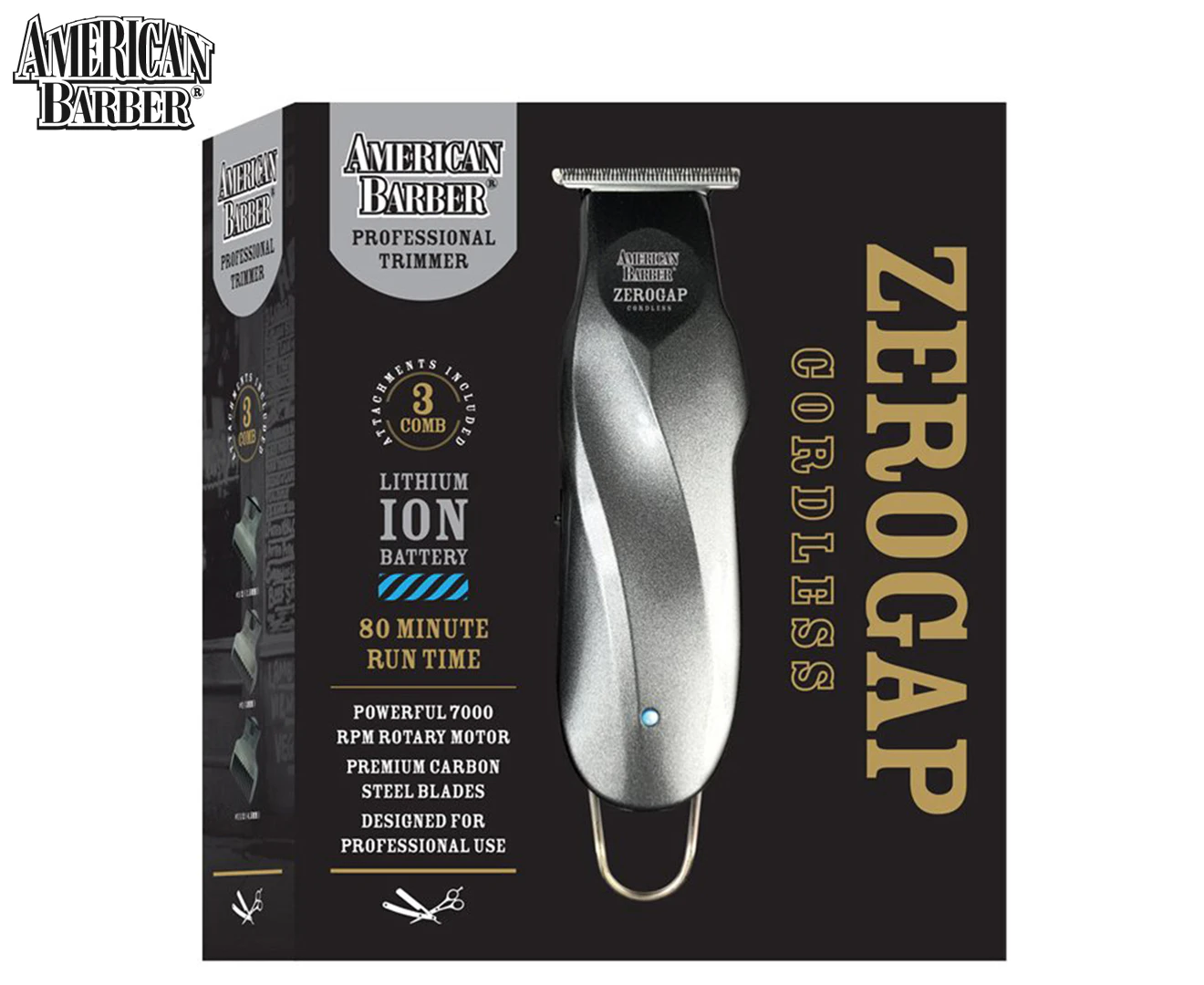 American Barber Zerogap Cordless Trimmer AB101