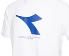Diadora Men's Heritage II Tee / T-Shirt / Tshirt - White