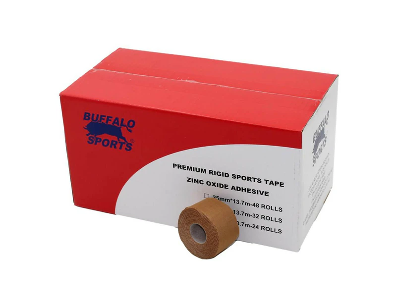 Buffalo Sports Premium Rigid Sports Tape 38mm x 13.7m Box of 32
