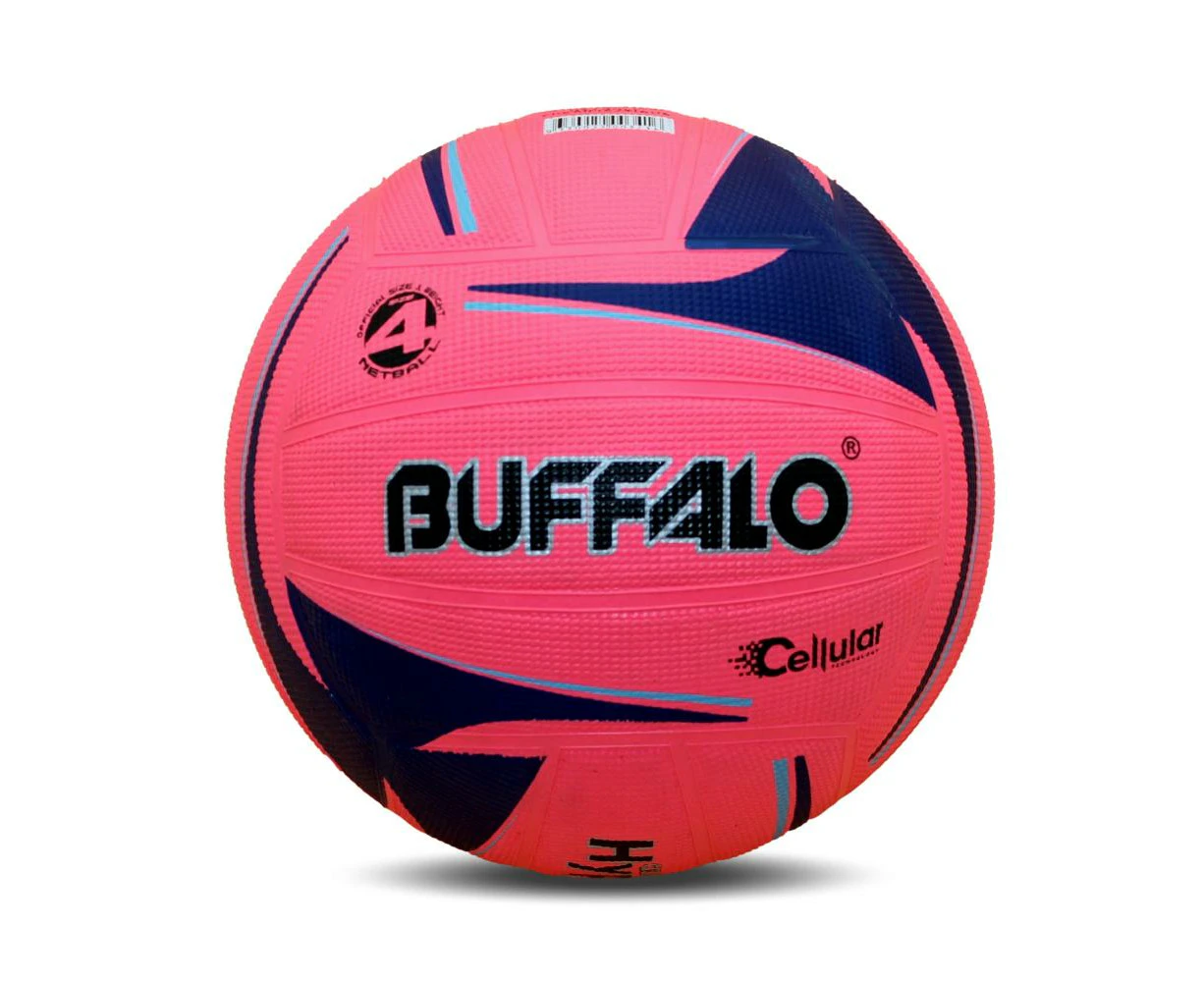 Buffalo Sports Hyper-Lite Cellular Rubber Netball - Pink