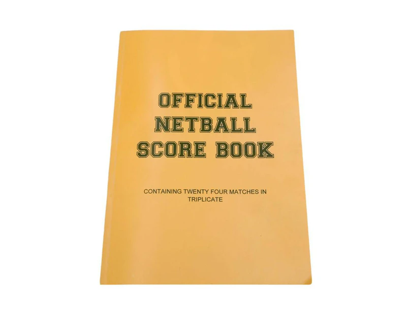 Netball Scorebook