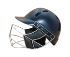 Buffalo Sports Impact Cricket Helmet - Navy Blue