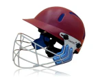 Buffalo Sports Platinum Cricket Helmet - BSI Compliant Maroon