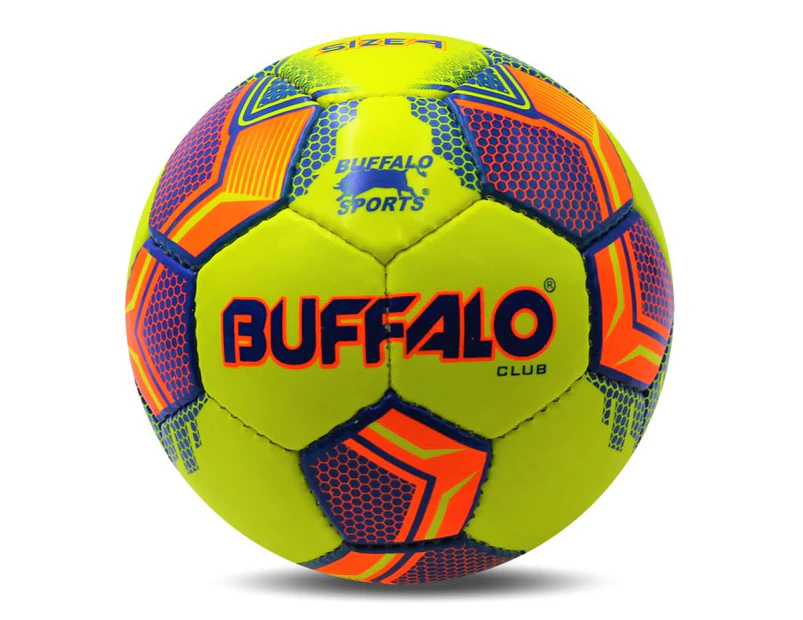 Buffalo Sports Club Soccer Ball - Neon Yellow