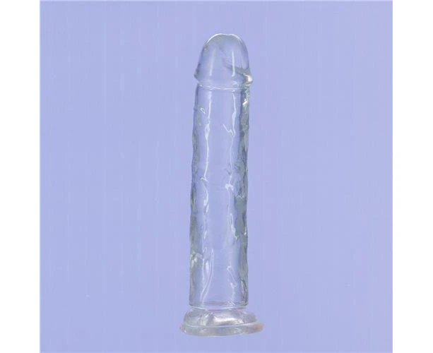 Addiction Crystal 7 Vertical Dong Clear Tpe W- Bullet "