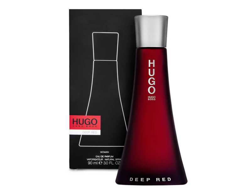 Hugo boss deep red woman eau de parfum outlet 90 ml