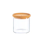 Argon Tableware Glass Storage Jar with Cork Lid - Modern Contemporary Kitchen Food Storage Canister - 550ml