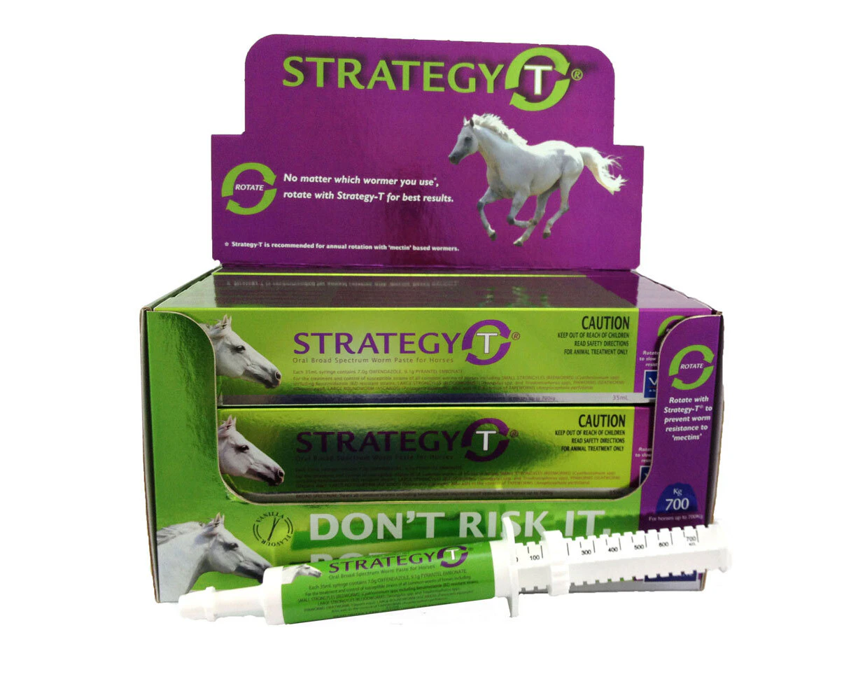 Strategy T Rotational Horse Wormer Vanilla Flavour Worms Up To 700Kg