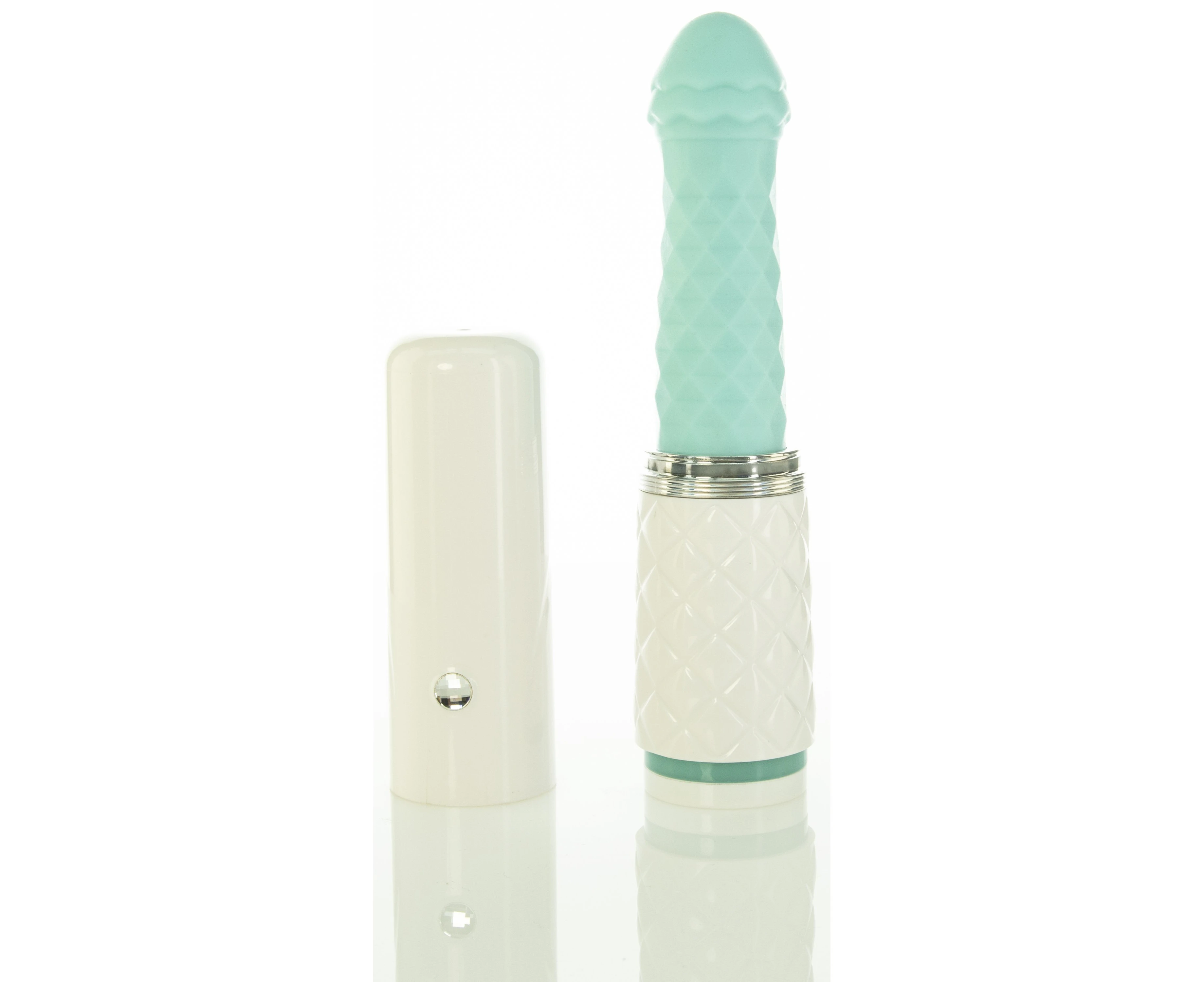 Pillow Talk Feisty Thrusting Vibrator - Teal