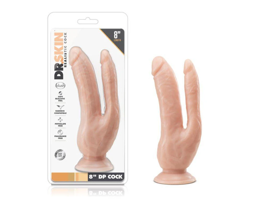 Dr Skin DP Cock 8in