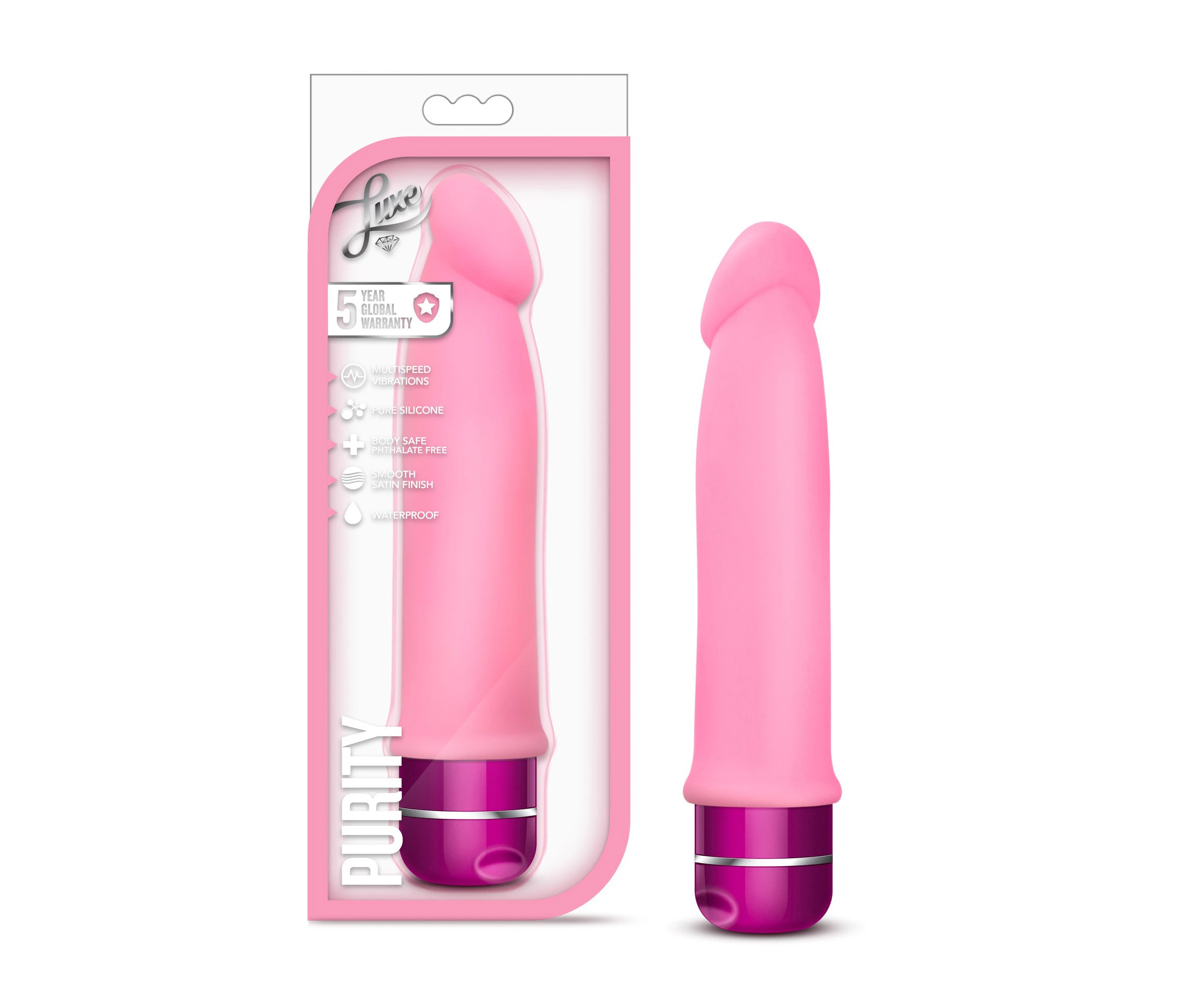 Luxe Purity Pink Vibrator