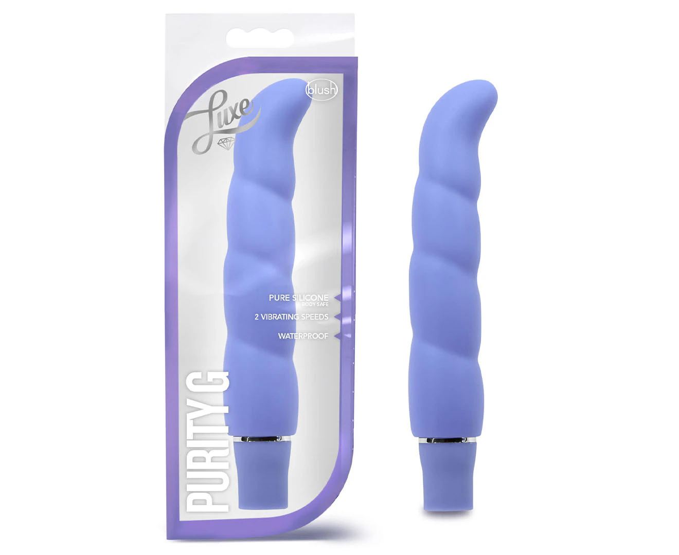 Luxe Purity G Vibrator - Periwinkle