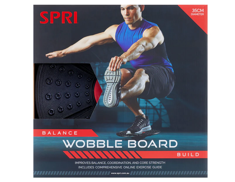 SPRI Wobble Board - Black/Red