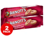 2 x Arnott's Raspberry Shortcake Biscuits Original 250g