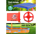 Pirate Ship Boat Shaped Canopy Sand Pit