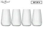 Set of 4 Luigi Bormioli 570mL Optica Stemless Glass Set - Clear