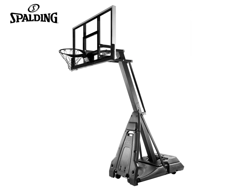 Spalding 60" Glass Stealth Portable Basketball System