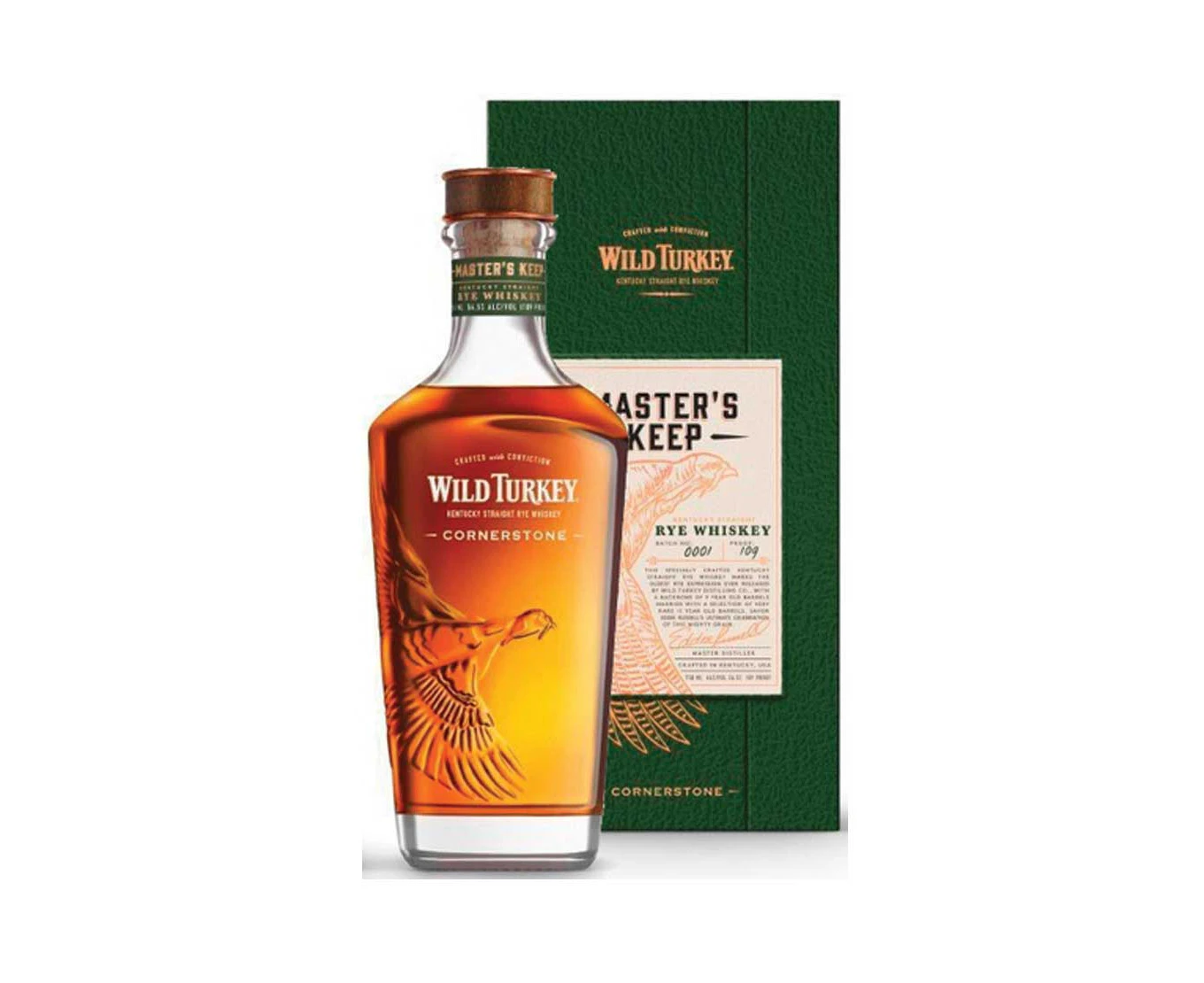 Wild Turkey Master's Keep Kentucky Straight Rye Whiskey Cornerstone 750mL @ 54.5 % abv