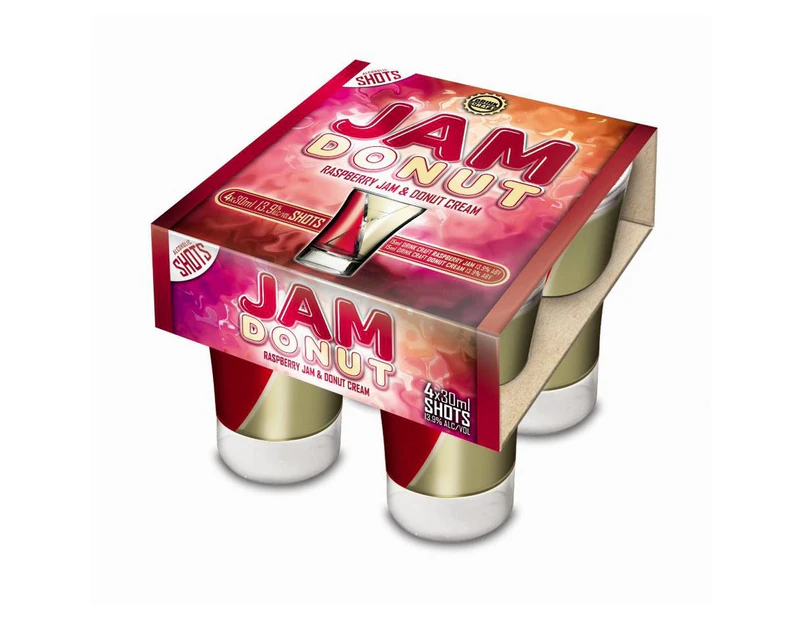 Drinkcraft Jam Donut Shots (4X30ML)