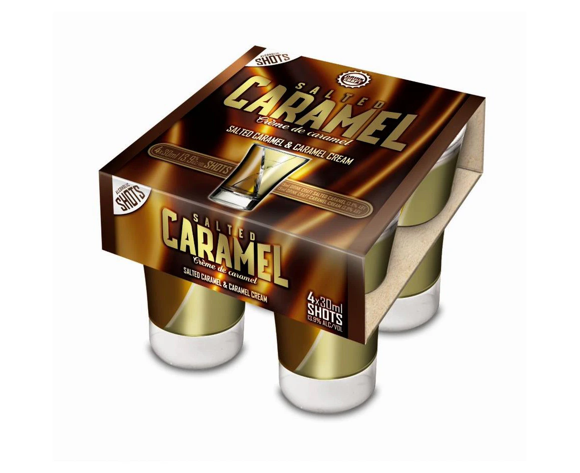 Drinkcraft Salted Caramel Shots (4X30ML)