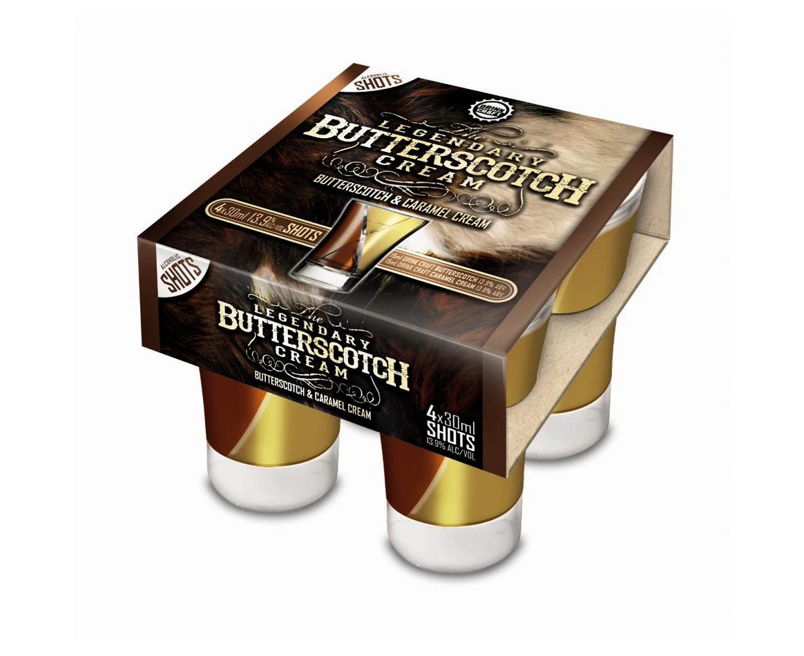 Drinkcraft Butterscotch Shots (4X30ML)