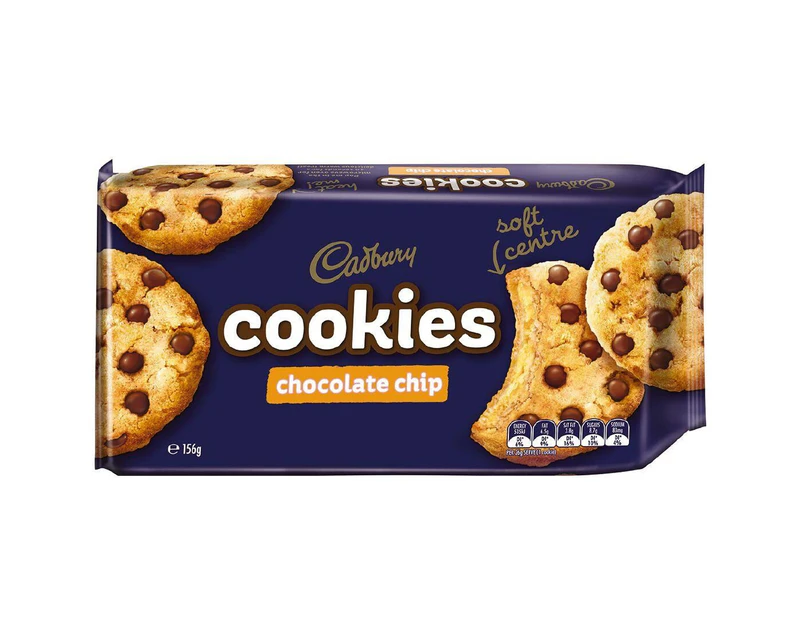 Cadbury Chocolate Chip Cookies 156g