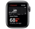 Apple Watch SE (GPS + Cellular) 40mm Space Grey Alumnium Case with Tornado/Grey Sport Loop 4