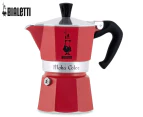 Bialetti 3 Cup Moka Express Stovetop Espresso Maker - Red