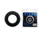 Titan Cock Ring Black (35mmx19mm)