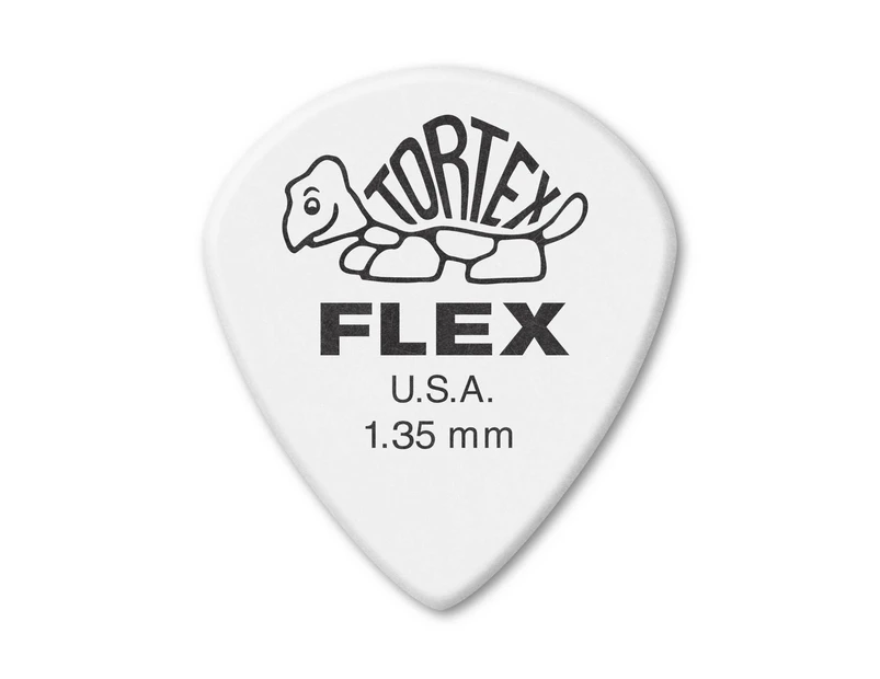 6 x Jim Dunlop Tortex Jazz III XL FLEX 1.35MM Gauge Guitar Picks 466R135 * *