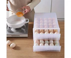 MadeSmart 60 Grid Large Capacity Egg Holder Fresh Storage Box for Fridge Multi-Layer Chicken Egg Storage Container