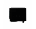 Whirlpool 30L Crisp & Grill AutoClean Flatbed Microwave In Black (MWF427BL)