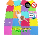 Home Master 30PCE Kids Foam Mats/Tiles Interlocking Flexible Durable 29cm