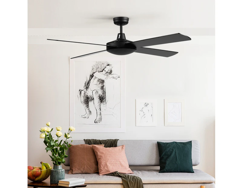 Devanti 52'' Ceiling Fan Wooden Blades Fans with Remote Control Timer 1300mm