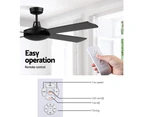 Devanti 52'' Ceiling Fan Wooden Blades Fans with Remote Control Timer 1300mm