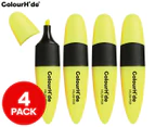 ColourHide Highlighter 4pk - Yellow