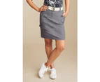 Womens Urban Utility Skirt Grey