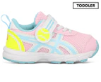 ASICS Toddler Girls' Contend 6 School Yard Running Shoes - Cotton Candy/Ocean Decay